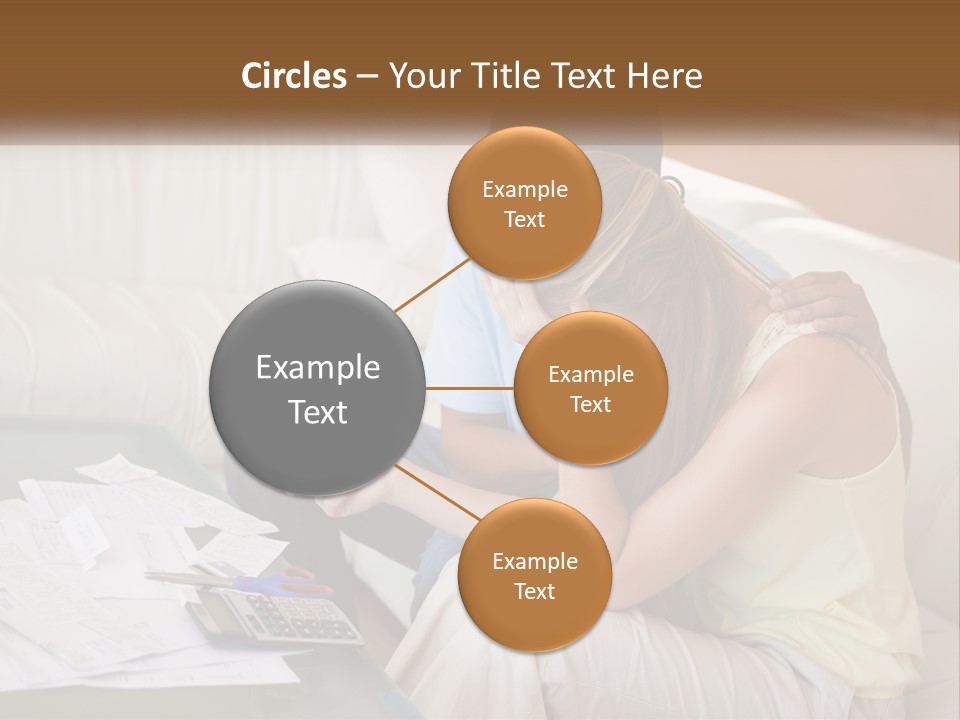 Issues Wife Couple PowerPoint Template