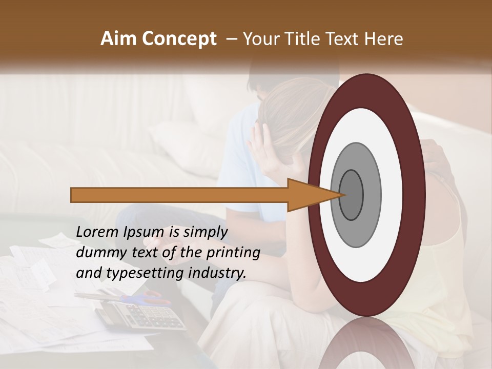 Issues Wife Couple PowerPoint Template