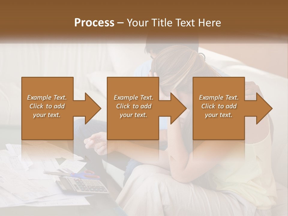 Issues Wife Couple PowerPoint Template