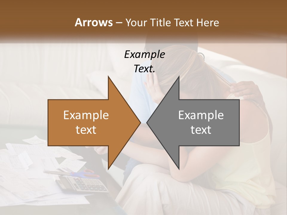 Issues Wife Couple PowerPoint Template