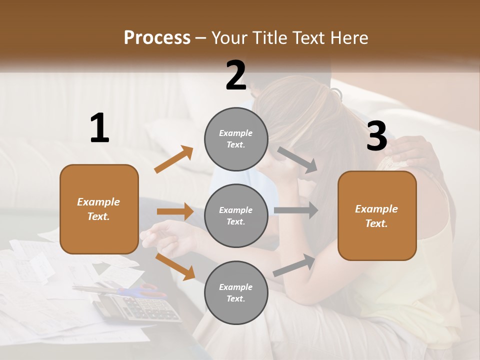 Issues Wife Couple PowerPoint Template