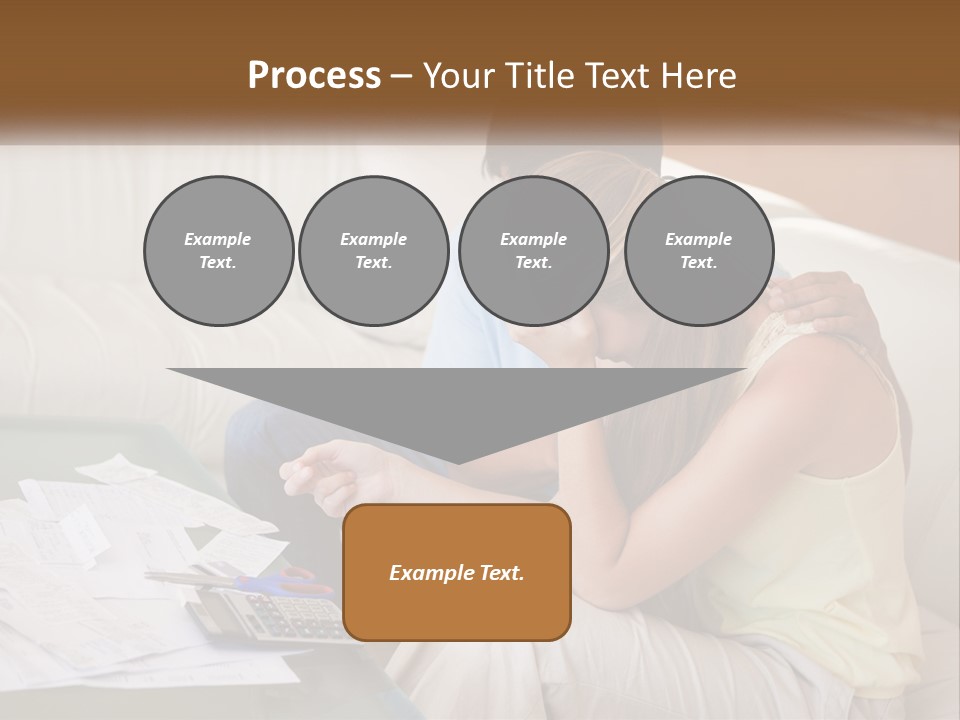 Issues Wife Couple PowerPoint Template
