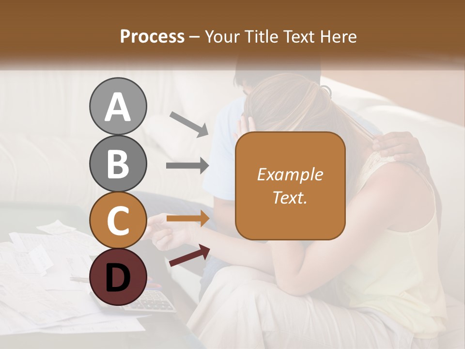 Issues Wife Couple PowerPoint Template