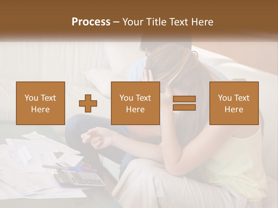 Issues Wife Couple PowerPoint Template
