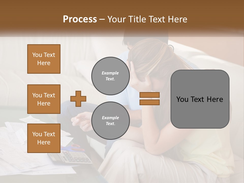 Issues Wife Couple PowerPoint Template