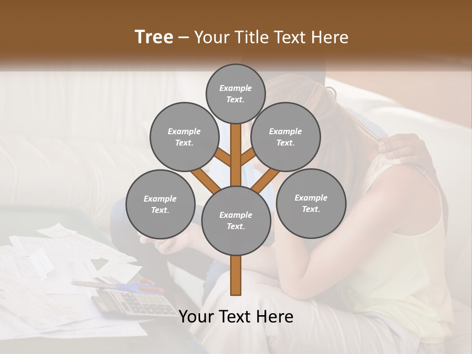 Issues Wife Couple PowerPoint Template