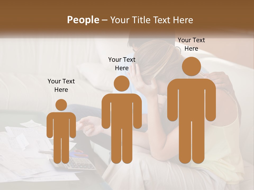 Issues Wife Couple PowerPoint Template