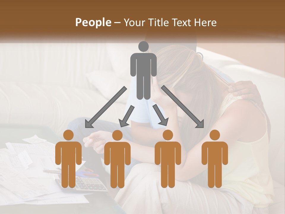 Issues Wife Couple PowerPoint Template