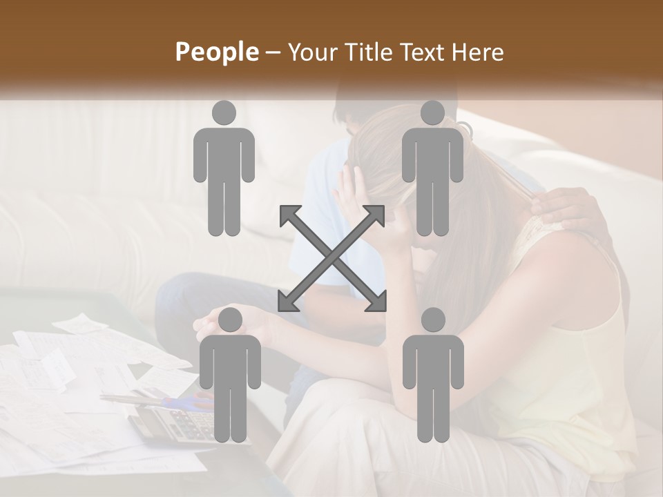 Issues Wife Couple PowerPoint Template