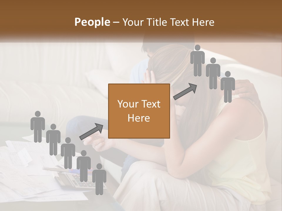 Issues Wife Couple PowerPoint Template