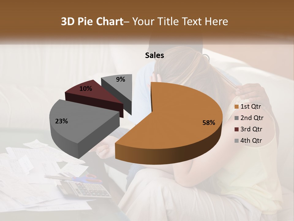 Issues Wife Couple PowerPoint Template