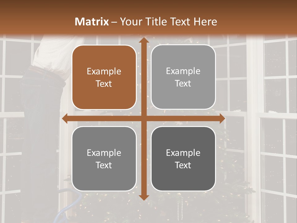 Steps Decorating Illuminated PowerPoint Template