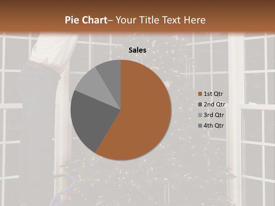 Steps Decorating Illuminated PowerPoint Template