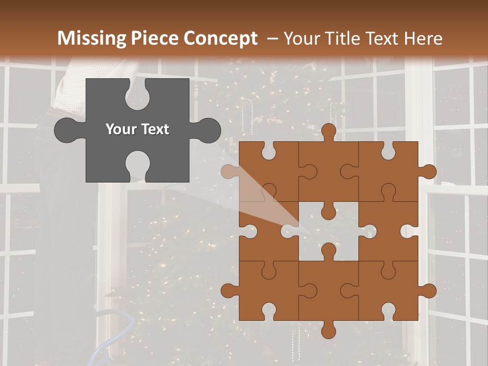 Steps Decorating Illuminated PowerPoint Template