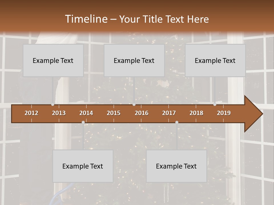 Steps Decorating Illuminated PowerPoint Template