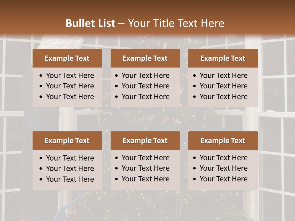 Steps Decorating Illuminated PowerPoint Template