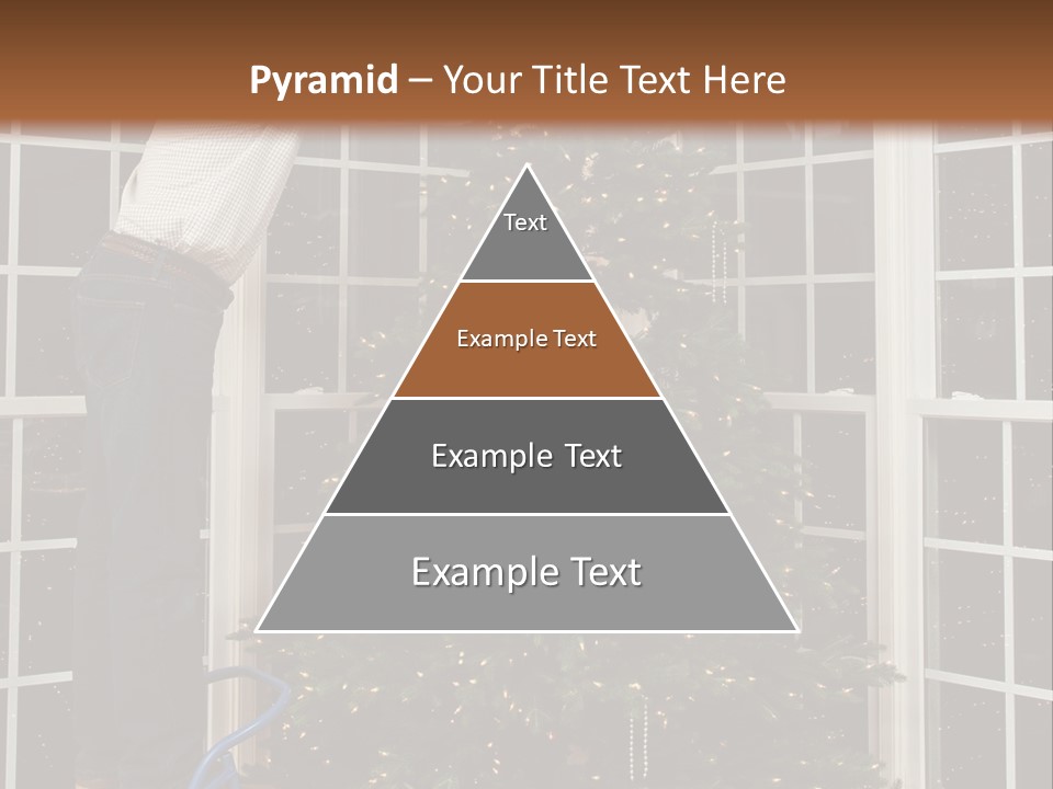 Steps Decorating Illuminated PowerPoint Template