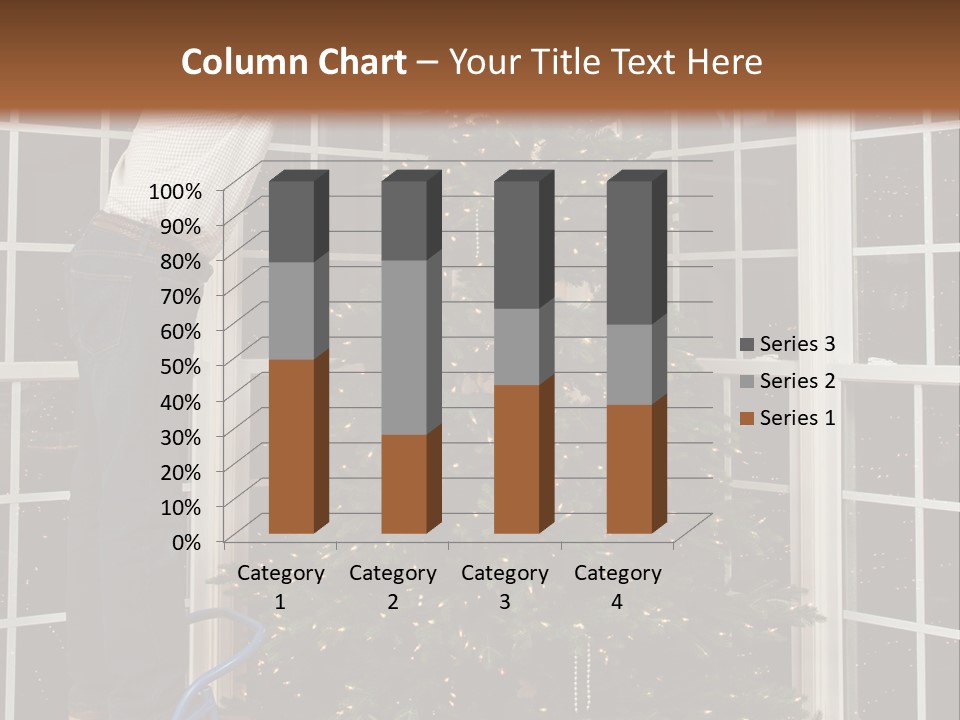 Steps Decorating Illuminated PowerPoint Template