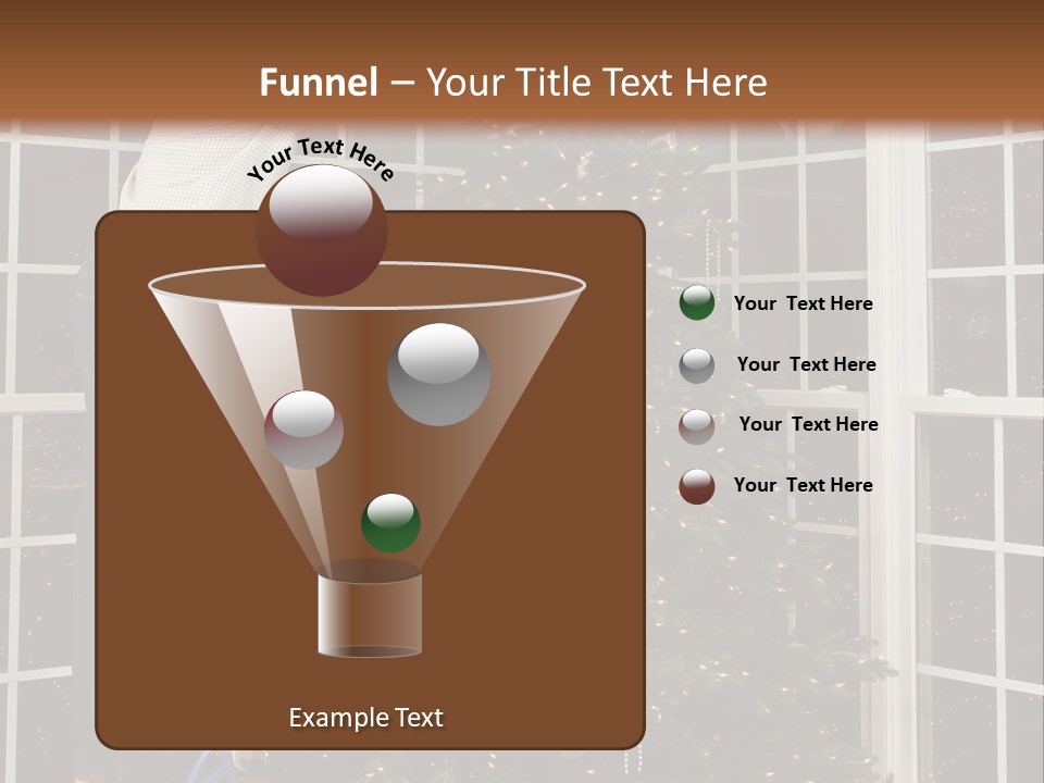 Steps Decorating Illuminated PowerPoint Template