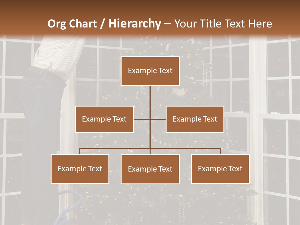 Steps Decorating Illuminated PowerPoint Template