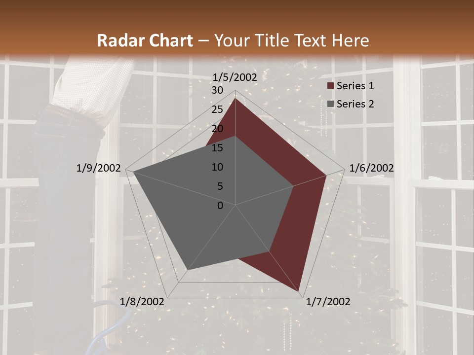 Steps Decorating Illuminated PowerPoint Template