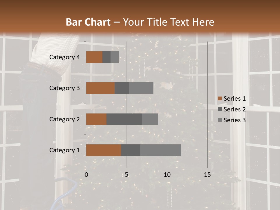Steps Decorating Illuminated PowerPoint Template