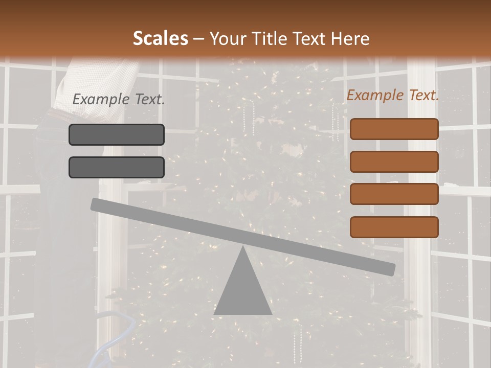 Steps Decorating Illuminated PowerPoint Template