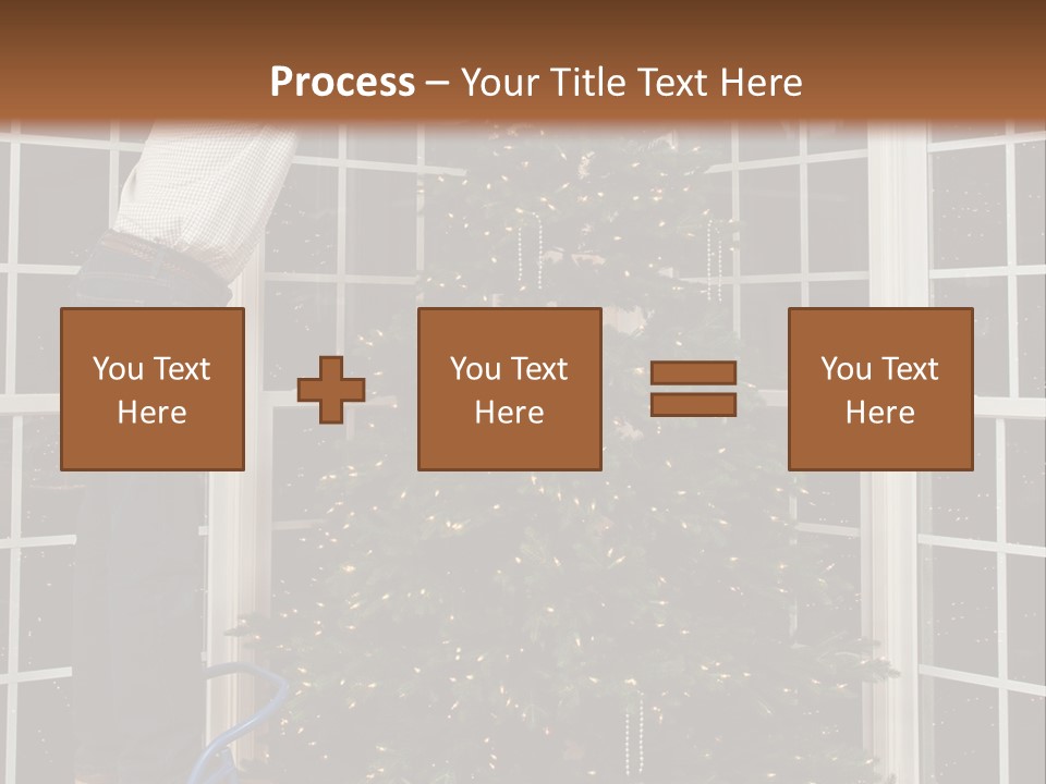 Steps Decorating Illuminated PowerPoint Template