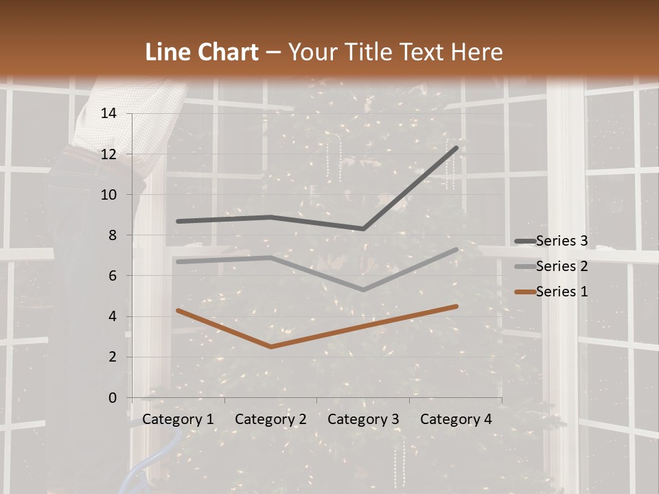 Steps Decorating Illuminated PowerPoint Template