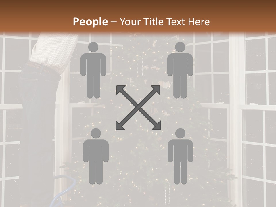 Steps Decorating Illuminated PowerPoint Template