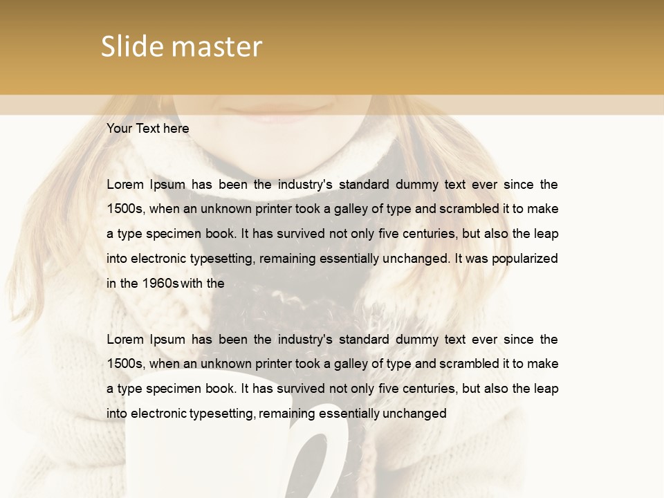 Drink Copy Tea PowerPoint Template