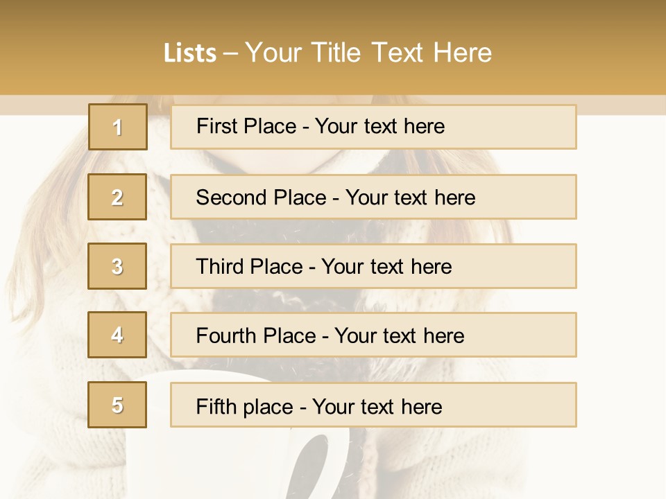 Drink Copy Tea PowerPoint Template