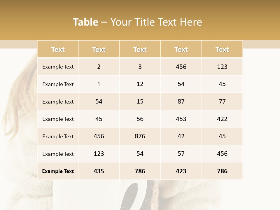 Drink Copy Tea PowerPoint Template