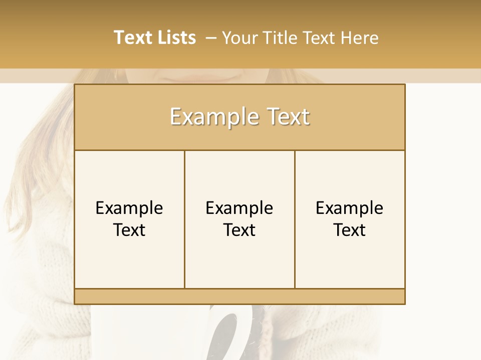 Drink Copy Tea PowerPoint Template