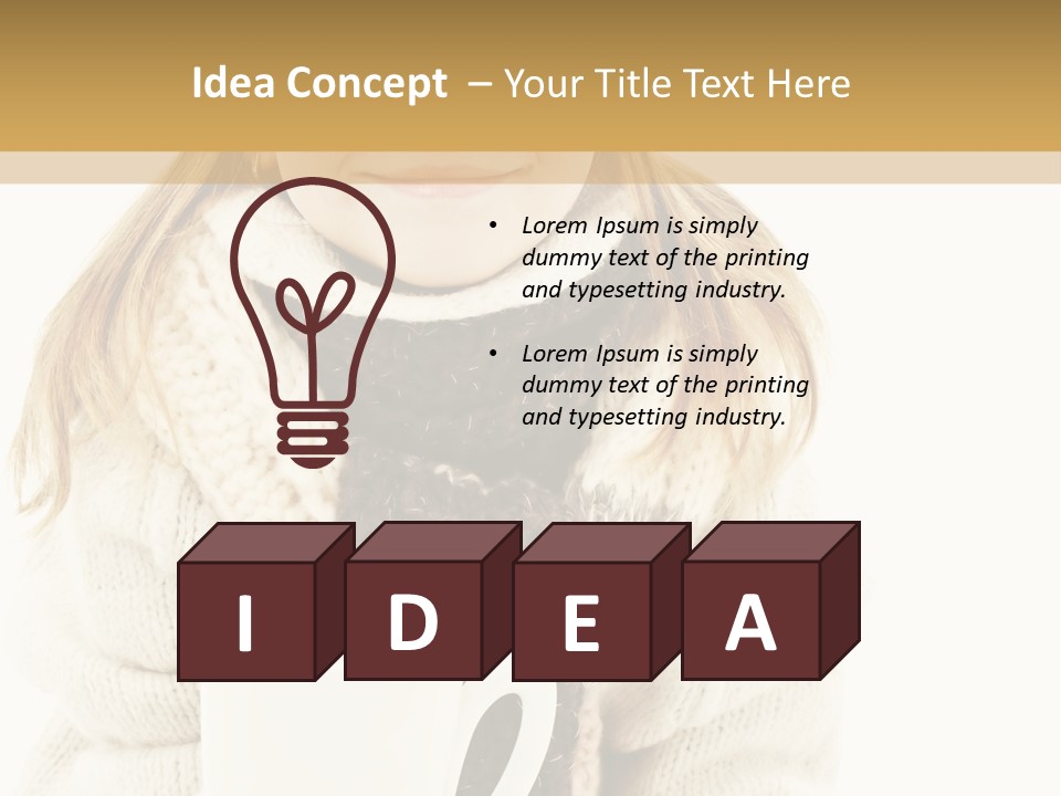 Drink Copy Tea PowerPoint Template