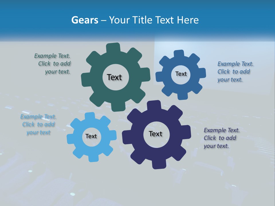 Blue Home Opera PowerPoint Template