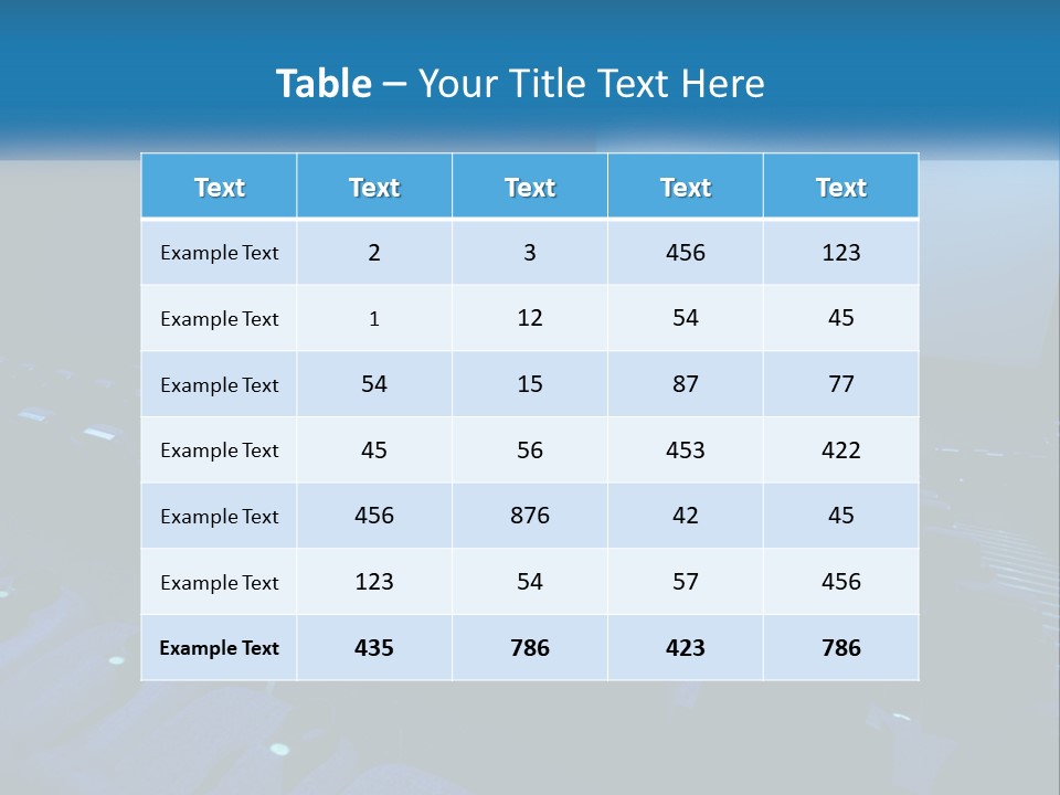 Blue Home Opera PowerPoint Template