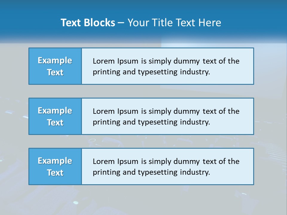 Blue Home Opera PowerPoint Template