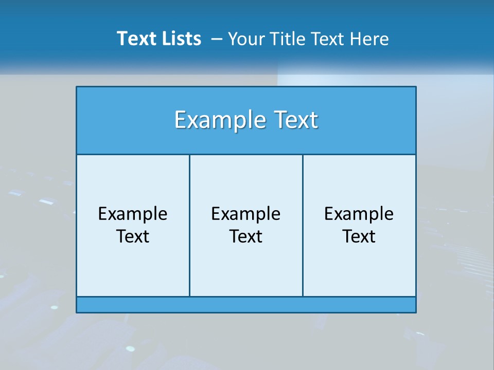 Blue Home Opera PowerPoint Template