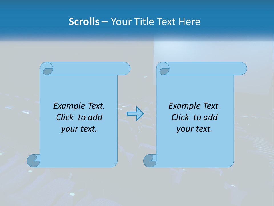 Blue Home Opera PowerPoint Template