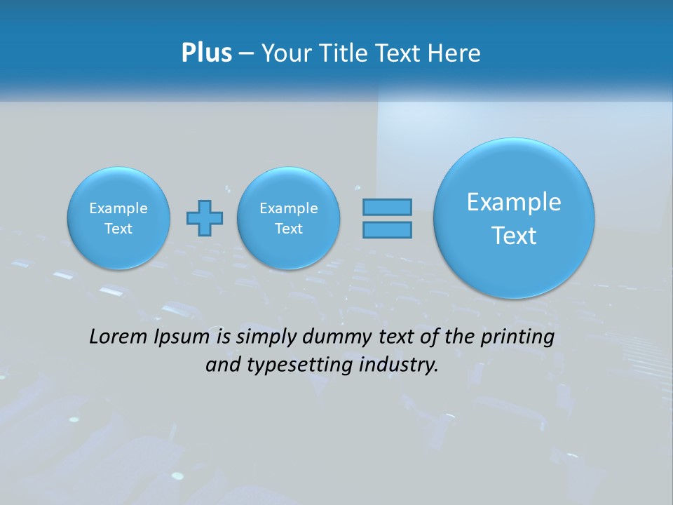 Blue Home Opera PowerPoint Template