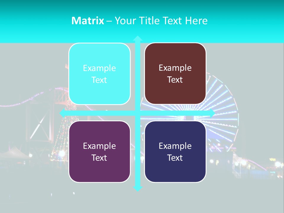 Night Landmark Ride PowerPoint Template