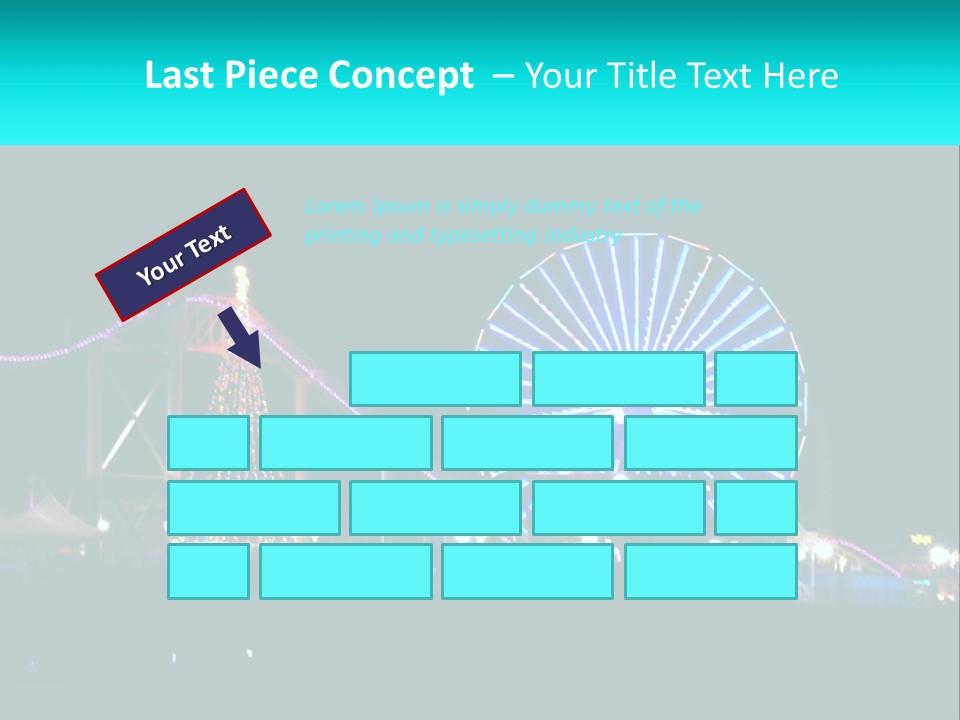 Night Landmark Ride PowerPoint Template