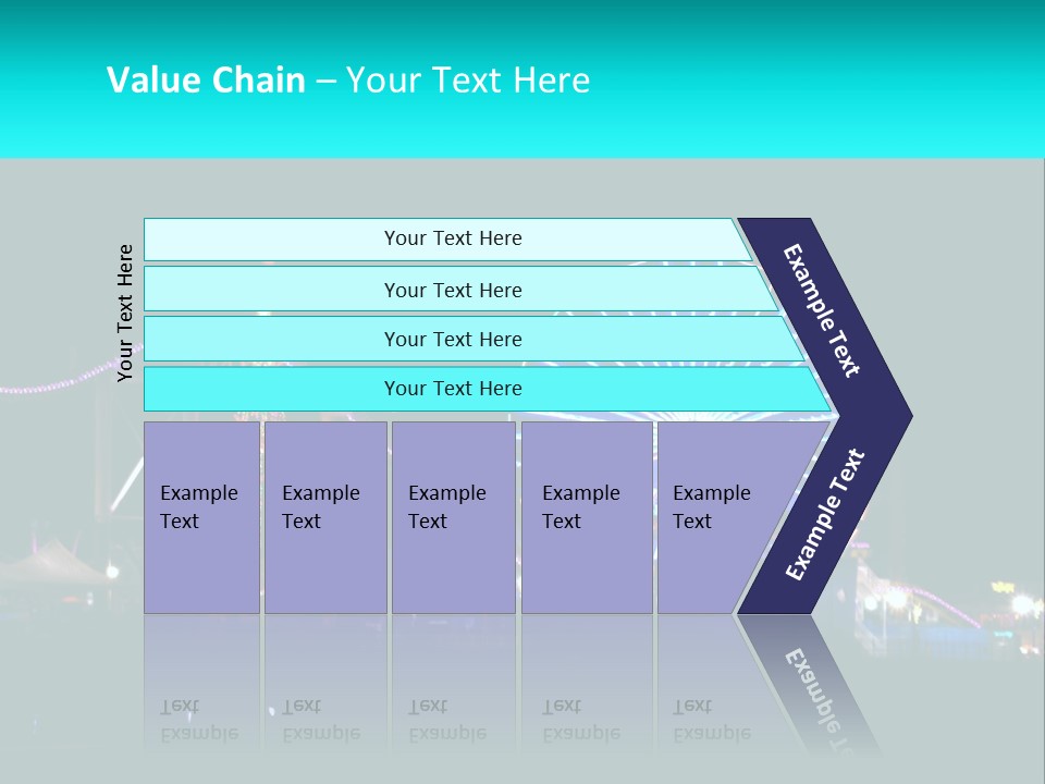 Night Landmark Ride PowerPoint Template