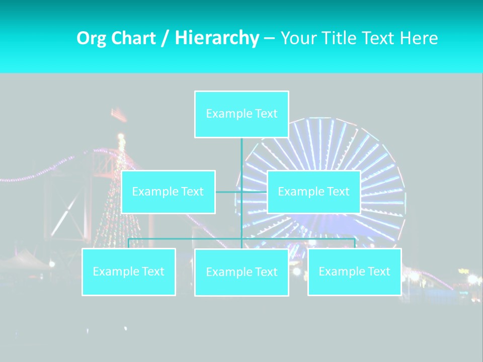 Night Landmark Ride PowerPoint Template