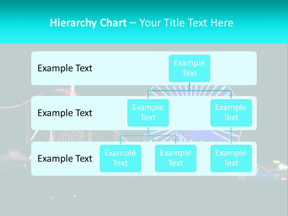 Night Landmark Ride PowerPoint Template