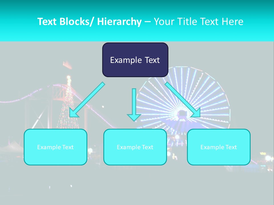 Night Landmark Ride PowerPoint Template