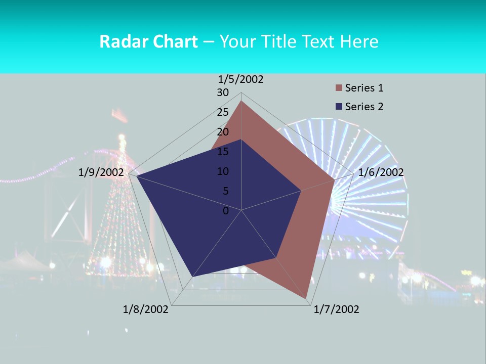Night Landmark Ride PowerPoint Template