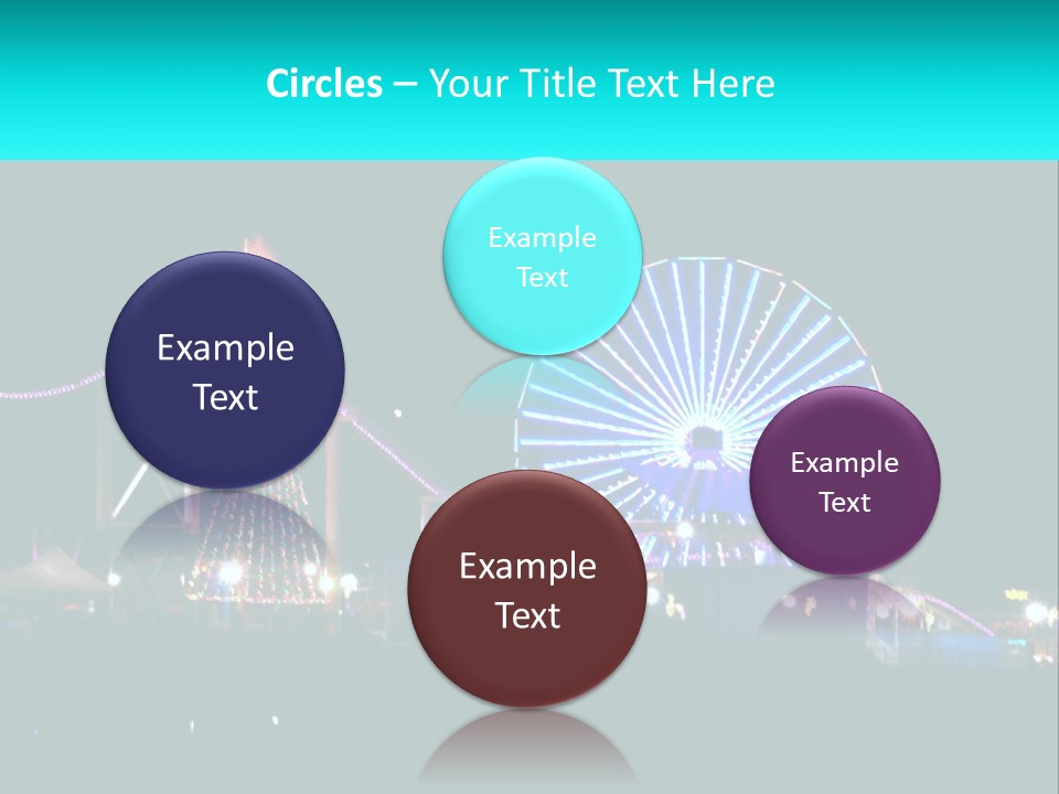 Night Landmark Ride PowerPoint Template