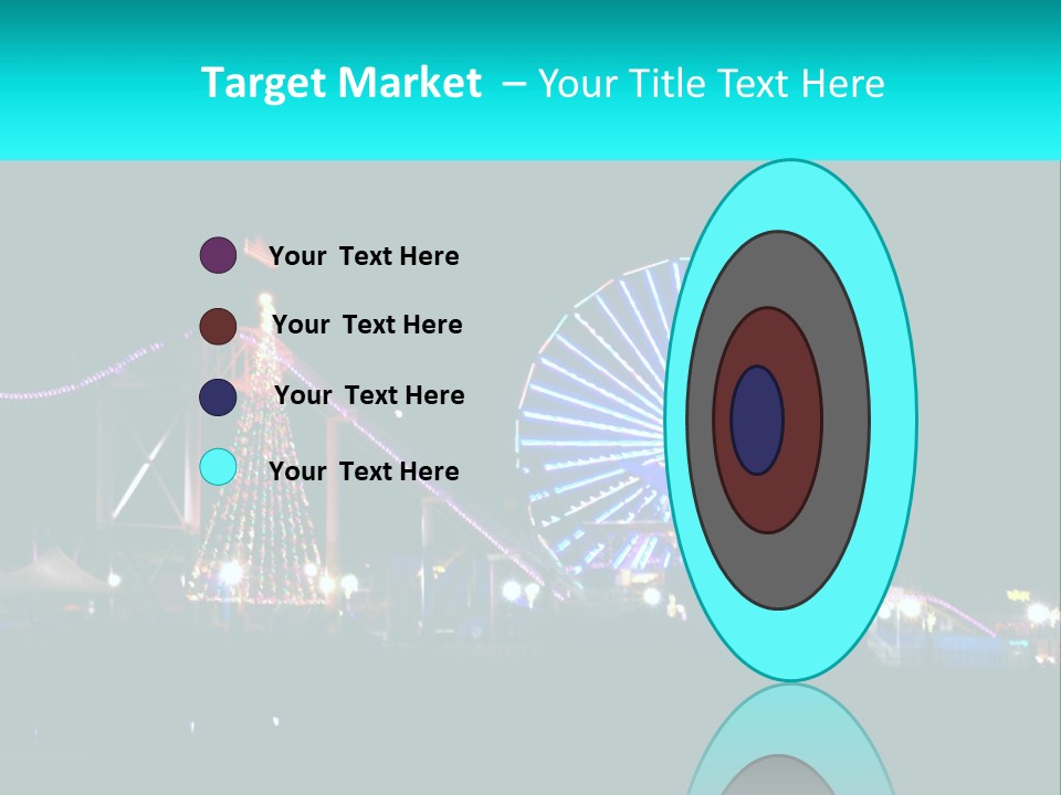 Night Landmark Ride PowerPoint Template